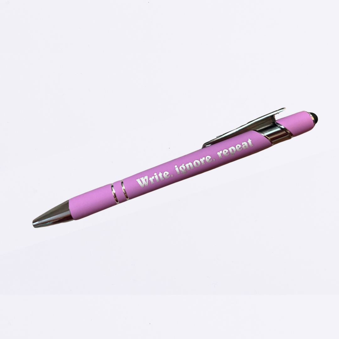 Motivational Luxury Pen with stylus - Single - Plastic- Metal - Quality - The Honest Family