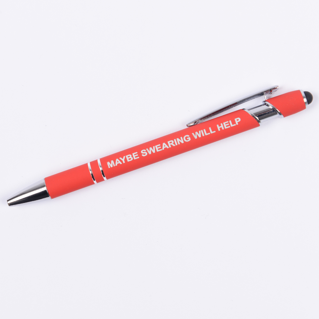 Motivational Luxury Pen with stylus - Single - Plastic- Metal - Quality - The Honest Family