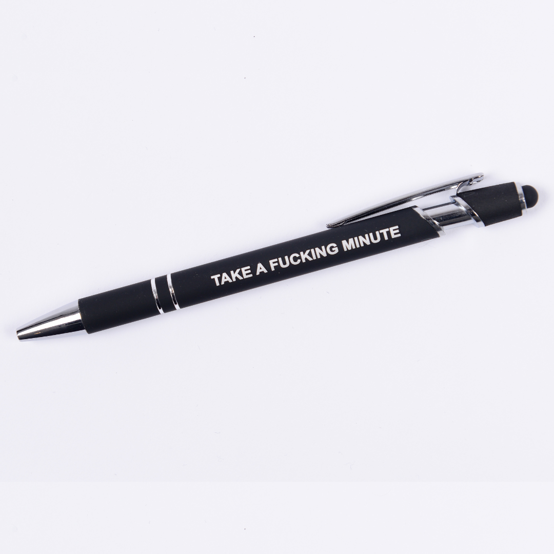 Motivational Luxury Pen with stylus - Single - Plastic- Metal - Quality - The Honest Family