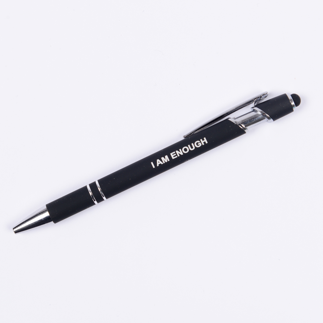 Motivational Luxury Pen with stylus - Single - Plastic- Metal - Quality - The Honest Family