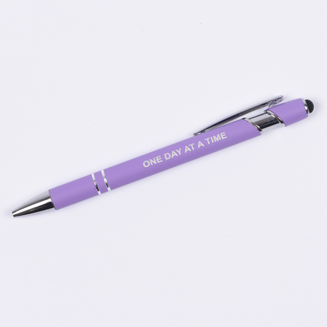 Motivational Luxury Pen with stylus - Single - Plastic- Metal - Quality - The Honest Family