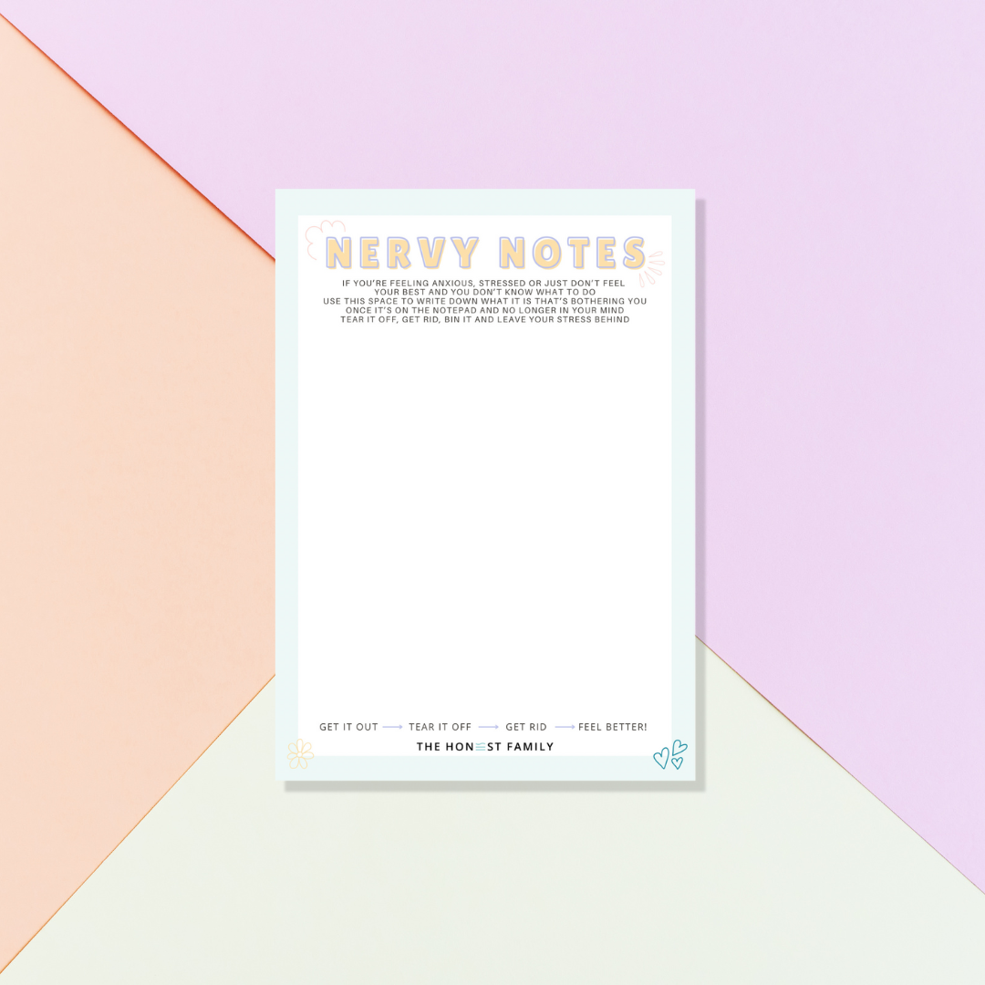 Children's Inclusive Mental Health Notepad Bundle – 4 Notepads for Anxiety & Emotional Well-being | Kids Mindfulness & Self-Care | 5-Star Rated | The Honest Family