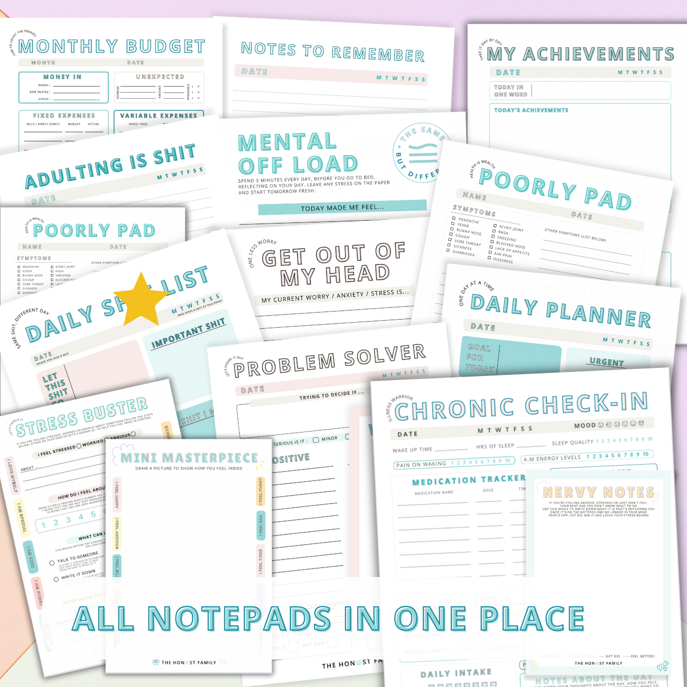 All notepads all in one place!