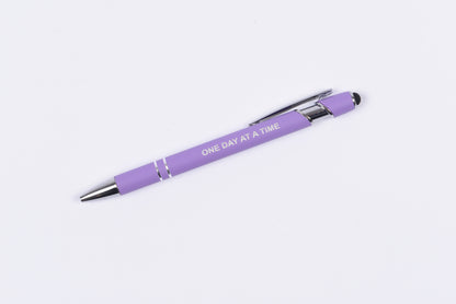 Motivational Luxury Pen with stylus - Single - Plastic-  Metal - Quality - The Honest Family