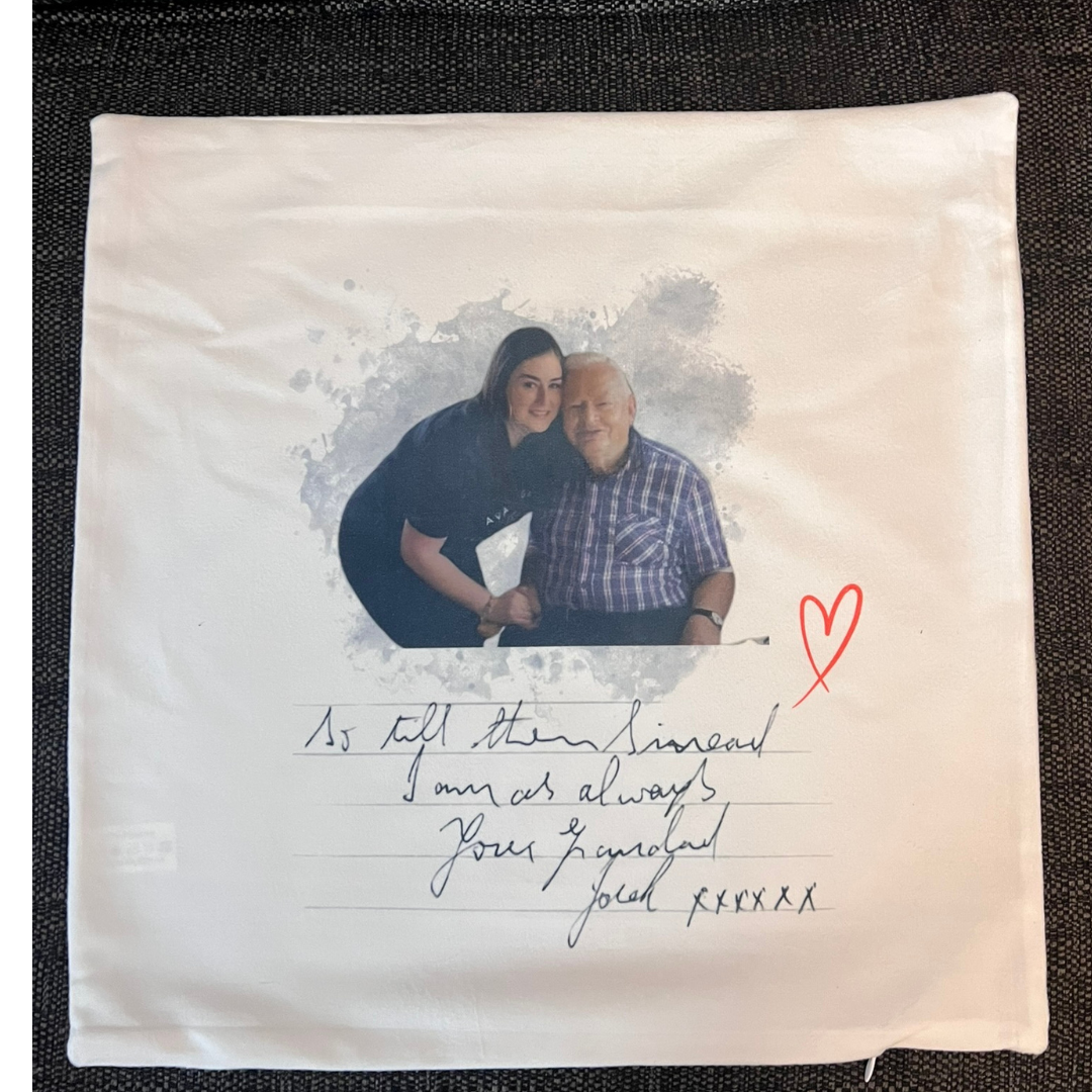 Memorial Personalised Cushion – 40x40 cm, Optional Insert