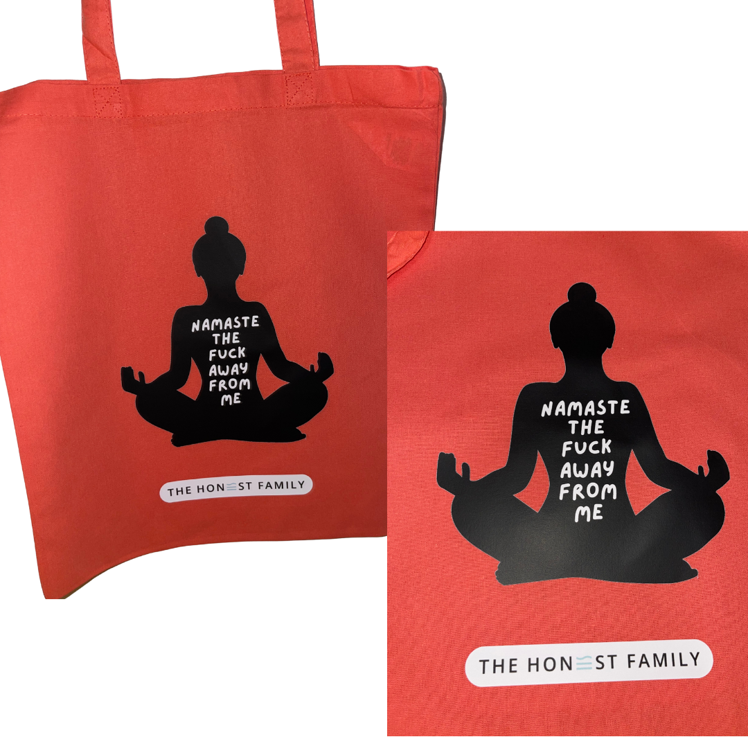 Namaste Sweary Tote Bag -The Honest Family