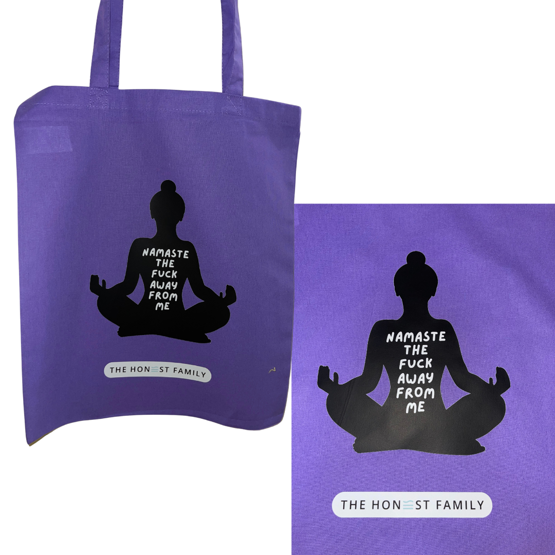 Namaste Sweary Tote Bag -The Honest Family