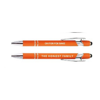 Motivational Luxury Pen with stylus - Single - Plastic-  Metal - Quality - The Honest Family