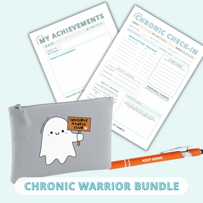 Chronic Illness Warrior Notepad Bundle