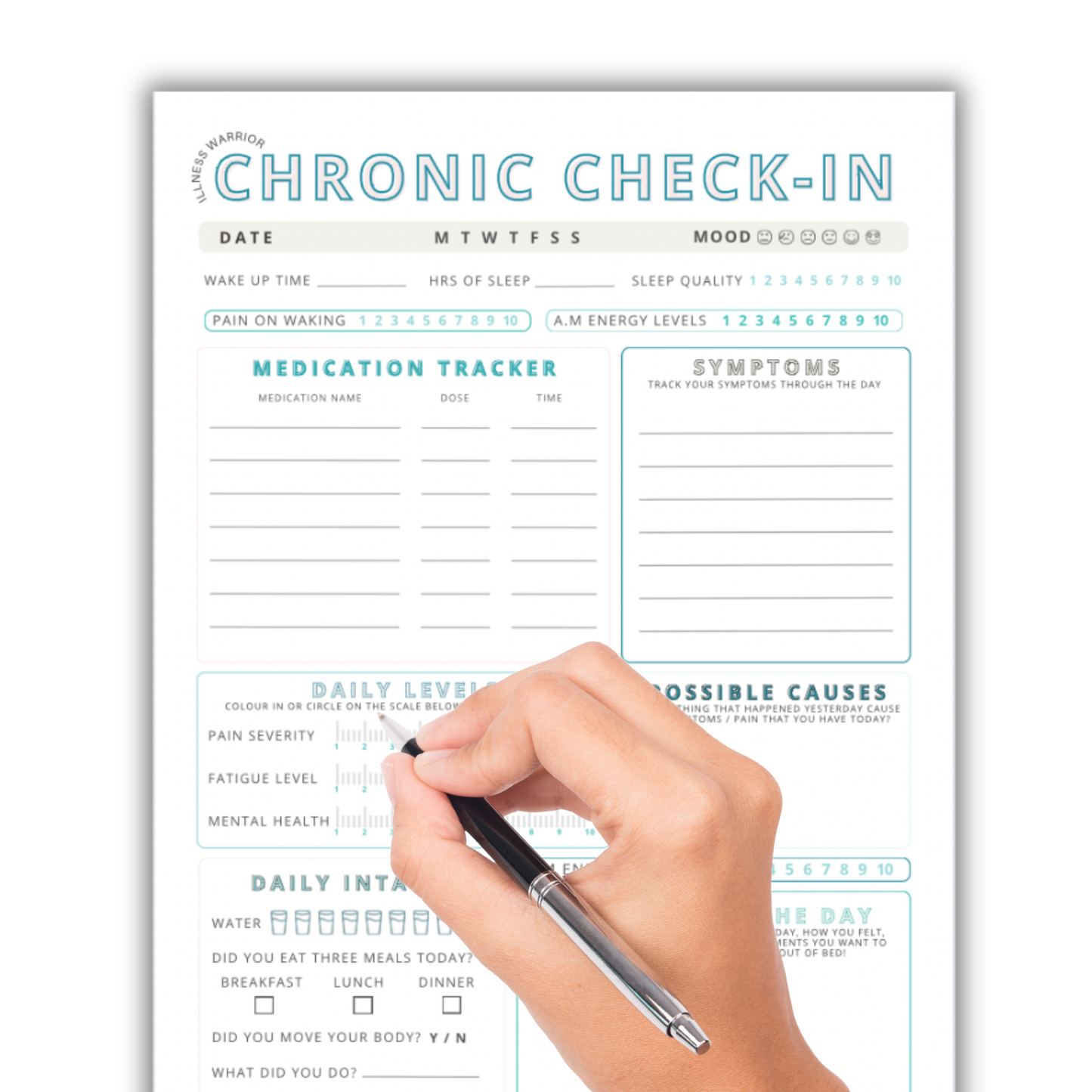 Chronic Illness Warrior Notepad Bundle