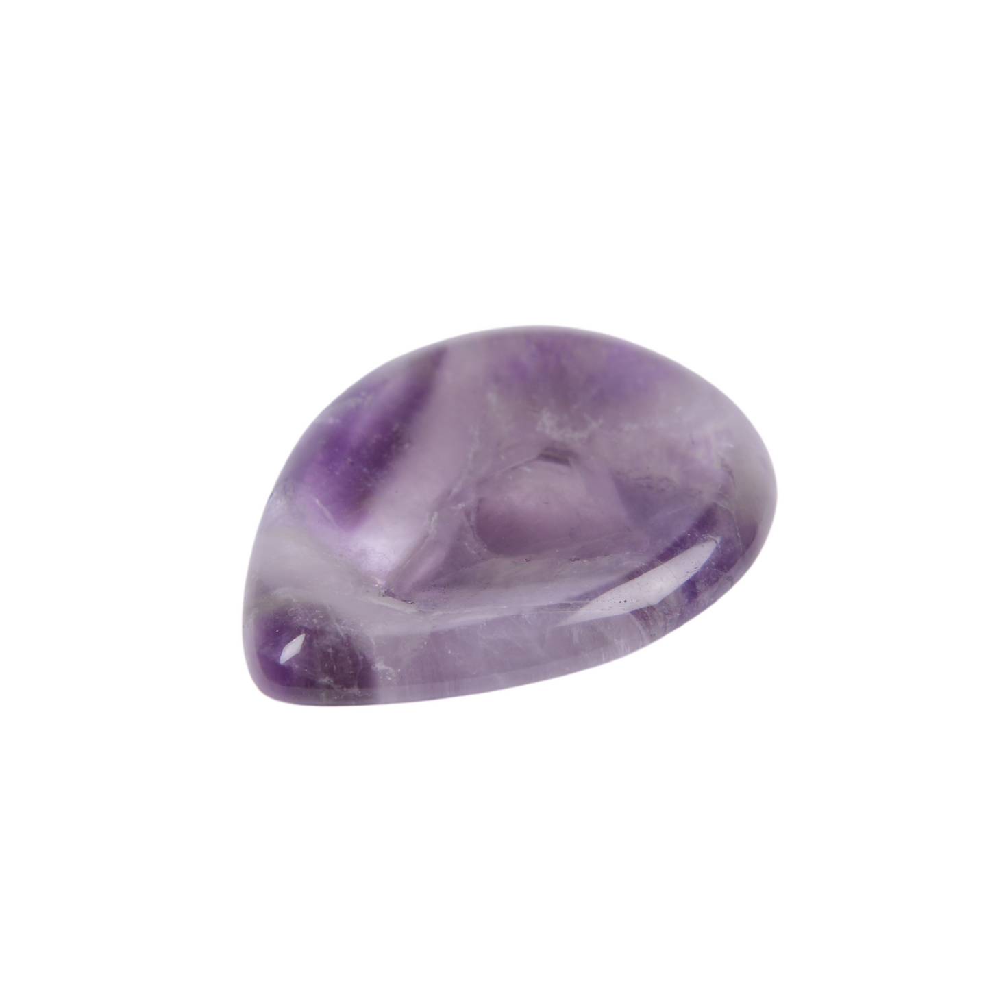 Amethyst Worry thumb stone - Crystal -  Anxiety - The Honest Family