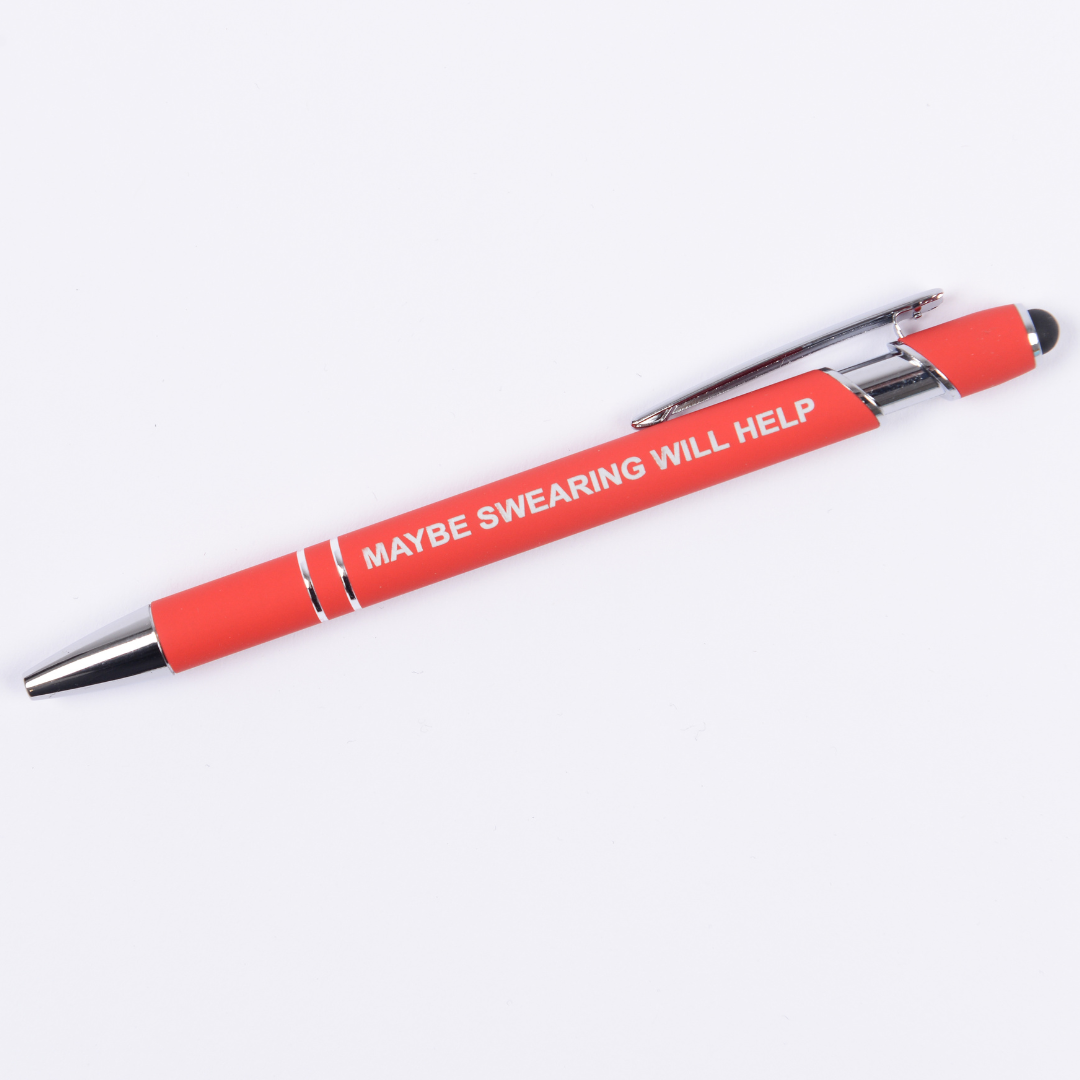 Motivational Luxury Pen with stylus - Single - Plastic-  Metal - Quality - The Honest Family