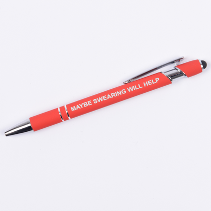 Motivational Luxury Pen with stylus - Single - Plastic-  Metal - Quality - The Honest Family