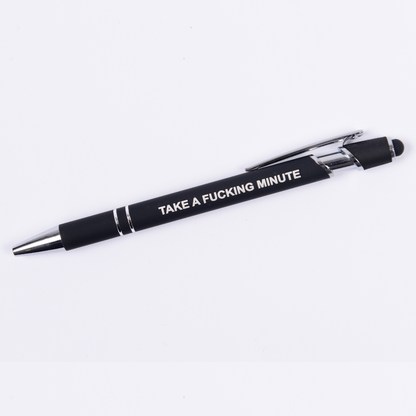 Motivational Luxury Pen with stylus - Single - Plastic-  Metal - Quality - The Honest Family