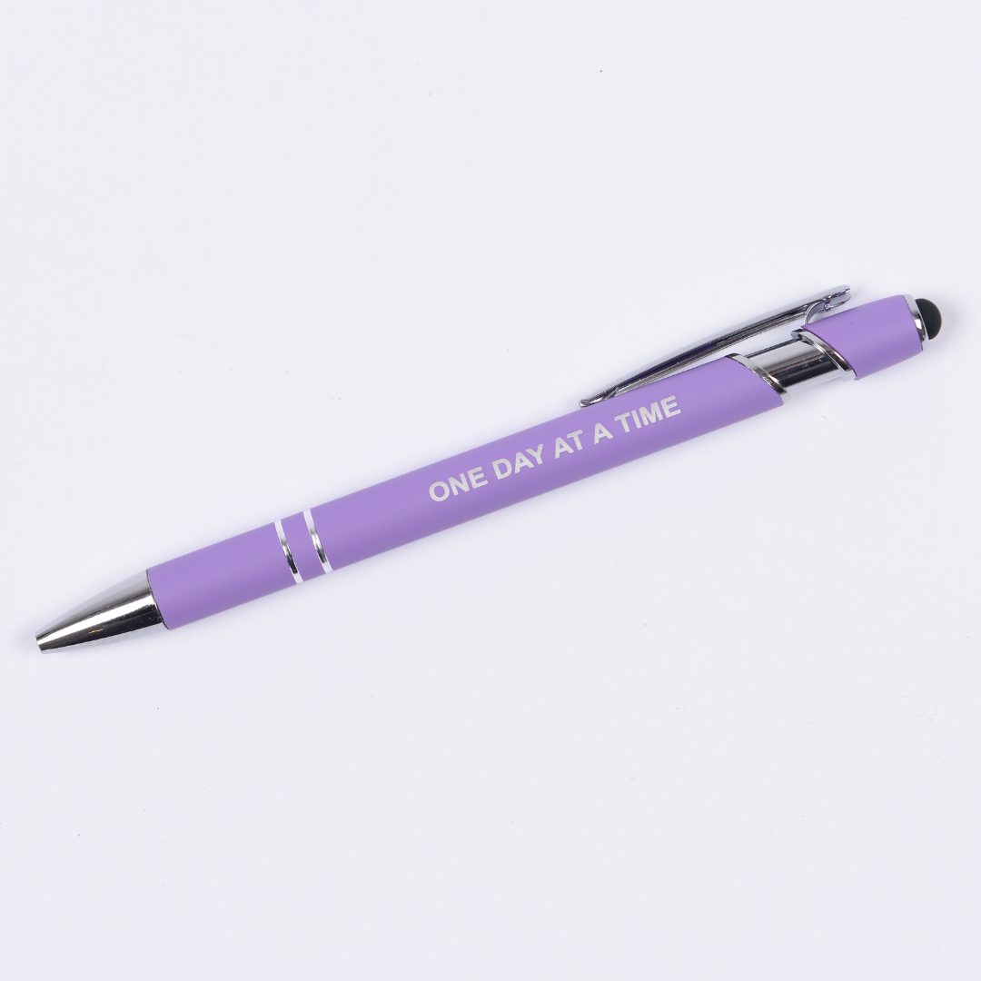 Motivational Luxury Pen with stylus - Single - Plastic-  Metal - Quality - The Honest Family