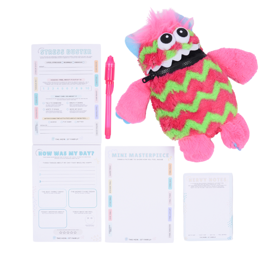 Anxiety sales monster plush