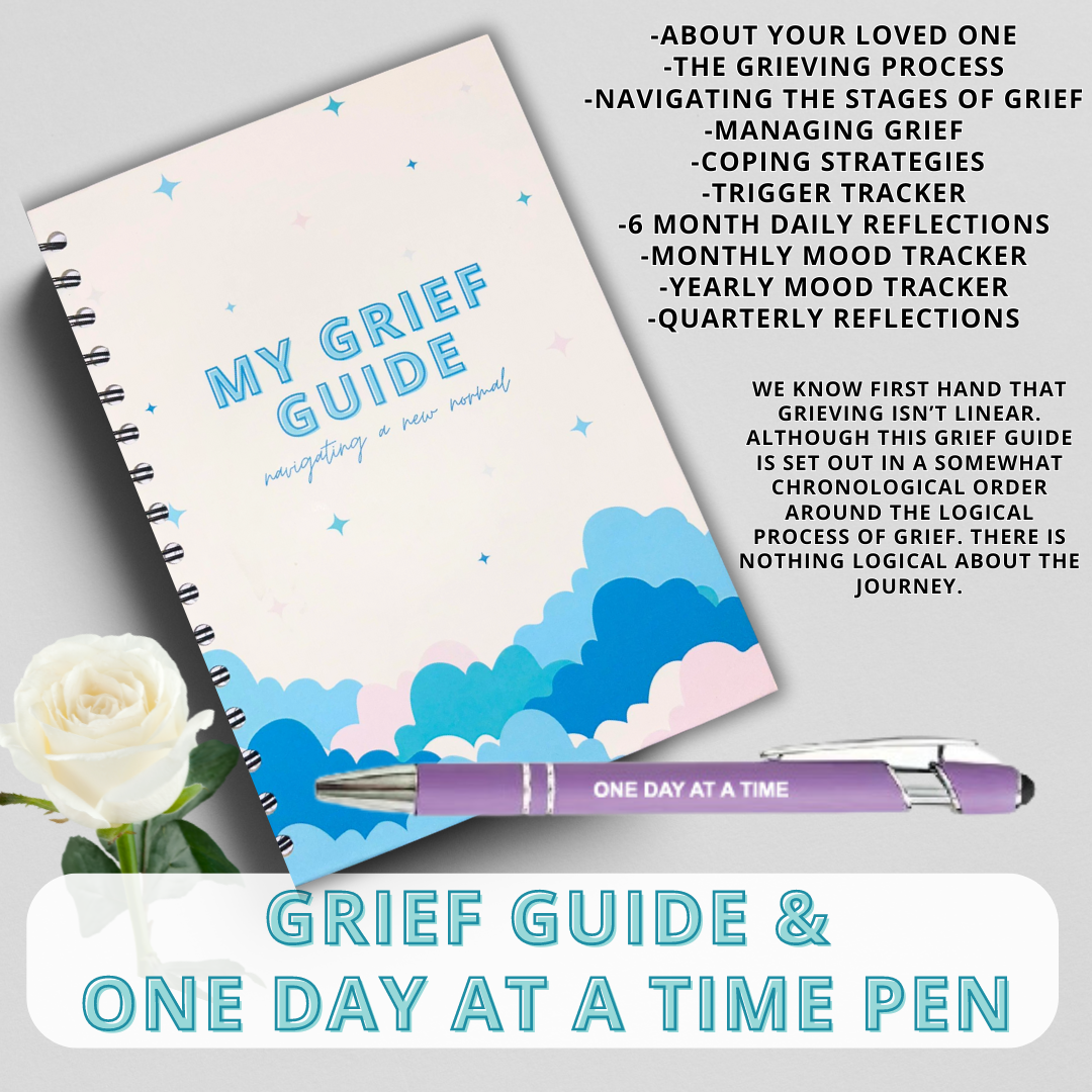 Grief Guide Journal: Navigating the New Normal After Loss by The Hones ...