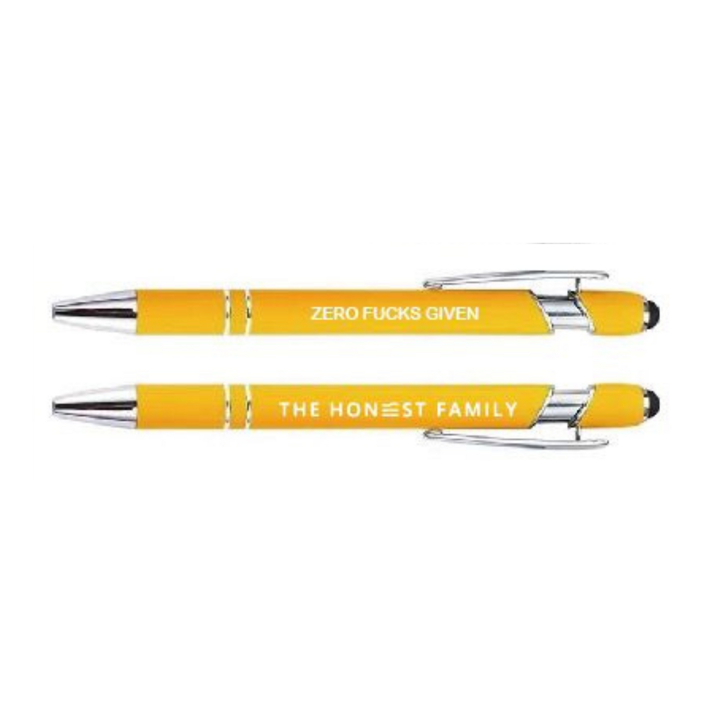 Motivational Luxury Pen with stylus - Single - Plastic-  Metal - Quality - The Honest Family