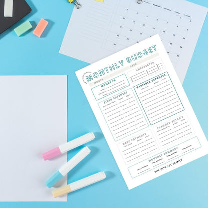 Monthly Budget Finances Tracker